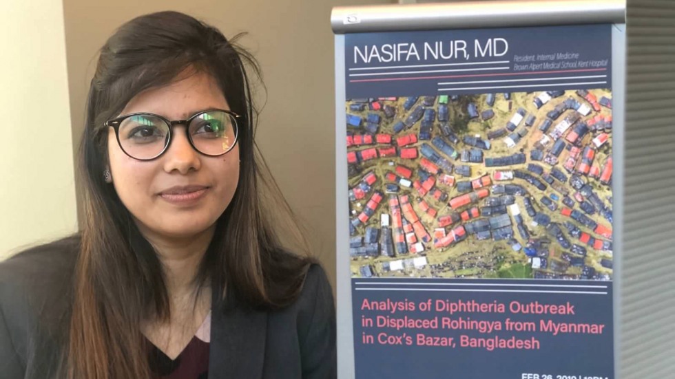 female doctor presents in Bangladesh
